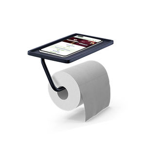 Porte-rouleau de bain intelligent pour homme avec base de support Accessoire de qualité supérieure pour l'organisation de la salle de bain - Product Image 4