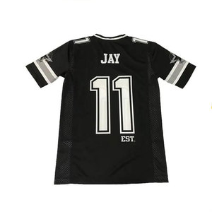 Jersey de Fútbol Americano Personalizado OEM con Costuras Resistentes, Tela Ligera y Opciones de Nombre y Número de Jugador Personalizados - Product Image 5