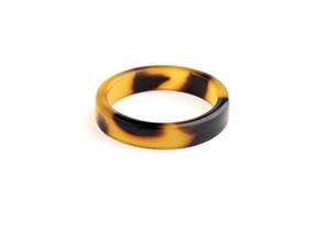 Resin with Golden Foil Handcrafted High Polished Beautiful Colorful Fashion Agate & <b>Metal</b> <b>Ring</b> <b>for</b> Wesdding - Product Image 3