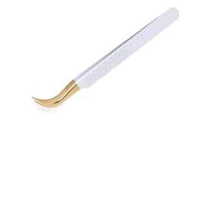 Pince à épiler Sevmek Surgical ZM-ET-087 45 75 90 degrés à pointe en fibre, volume, anti-magnétique, lisse, haute qualité, 10 mm pour cils - Product Image 4