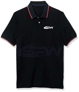 Polos de manga corta de verano unisex al por mayor, pantalones cortos de punto de algodón con logotipo personalizado y estampado sólido, polos de talla grande para hombre - Product Image 3