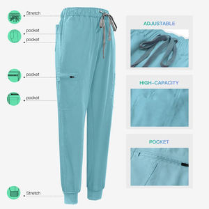 ชุดเครื่องแบบขัดทางการแพทย์ใช้ได้ทั้งชายและหญิงผ้าทอซักได้ดีไซน์สูงใหญ่สำหรับปฏิบัติการพยาบาลโรงพยาบาล - Product Image 2