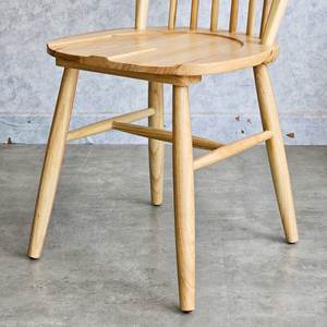 Windsor Traditional 6-Slat <b>Dining</b> <b>Chair</b> GCF203 Made of Stable Rubber Wood - Product Image 4
