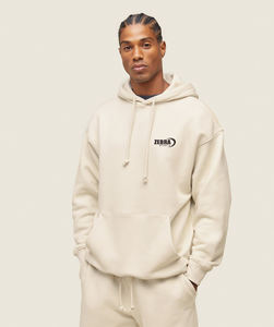 Vente en gros de sweats à capuche personnalisés vierges + imprimés + brodés sweats à capuche de haute qualité en coton éponge française surdimensionné en polaire épaisse à épaules tombantes - Product Image 5