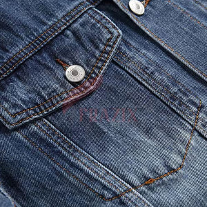 Chaqueta vaquera hecha a medida, diseña tu propia chaqueta vaquera para hombre, chaqueta vaquera impermeable para hombre, chaqueta de invierno - Product Image 4