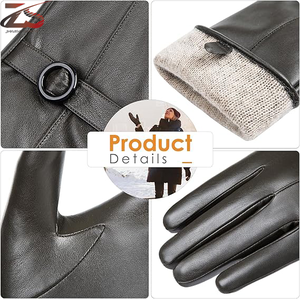 Gants en cuir pour hommes Gants de conduite et d'habillage d'hiver pour hommes Gants en cuir de meilleure qualité du Pakistan - Product Image 2