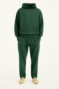 ชุดเสื้อมีฮู้ดและกางเกงวอร์มสำหรับผู้ชายสวมใส่สบายแบบลำลองเสื้อมีฮู้ดทรงเข้ารูปแบบผ่อนคลาย - Product Image 3