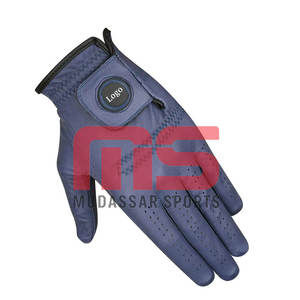 Gants de golf en cuir véritable Cabretta durables, imperméables, doublure absorbant la transpiration, ajustement flexible, design personnalisable pour les professionnels - Product Image 4