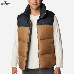 Chaquetas sin mangas con capucha a prueba de viento informales transpirables cortavientos para exteriores de invierno hechas en Pakistán - Product Image 5