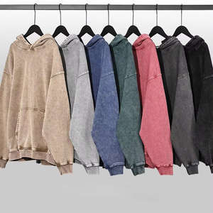 เสื้อฮู้ดพิมพ์ลายพัฟไหล่ตกหนักซักได้ - Product Image 1