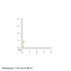 Boucles d'oreilles or avec diamant précieux - Product Image 2