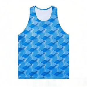 Chaleco de entrenamiento para hombre de secado rápido con logotipo personalizado, precio económico directo de fábrica, para deportes al aire libre y maratón. - Product Image 1