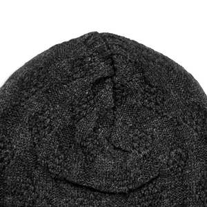 Gorro de Invierno Personalizado con Logotipo, Color Negro con Borde Rojo, Unisex, Gorro de Punto Barato, Color Sólido, Gorro de Invierno Acrílico en Blanco OEM 2026 - Product Image 2