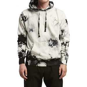 Sudaderas con capucha de alta calidad para hombre, sudaderas de mezcla de algodón informales, sudaderas con capucha bordadas con tinte de corbata para invierno, básicos de talla grande - Product Image 5