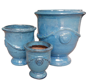 Hot Sản phẩm bán chạy <span class=keywords><strong>cup</strong></span> thiết kế tráng men gốm chậu hoa & trồng cho vườn ngoài trời nguồn cung cấp vietnmaese đất sét Chậu gốm - Product Image 4