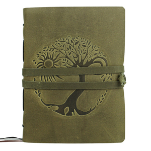 Newest Trending Leather Journal Writing <b>Notebook</b> Antique Deckle Edge Paper Vintage Leather Journal <b>With</b> <b>Lock</b> Closure for Sale - Product Image 3