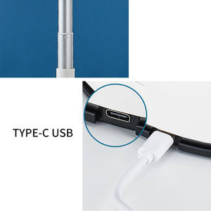 Ventilateur pliable portable 6000 mAh avec télécommande USB, mini-refroidisseur d'air portatif à trois vitesses, silencieux et rechargeable - Product Image 1