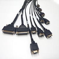 Cable Personalizado DB37 a Múltiples DB9, Cable de Expansión Industrial para Comunicación Serial y Sistemas de Prueba de Control