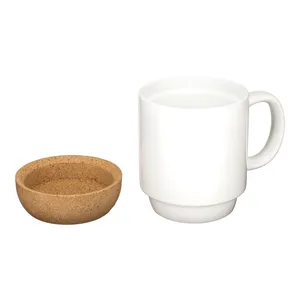 Tazza in Ceramica Personalizzabile con Base in Sughero, Idea Regalo Gadget - Product Image 2