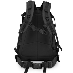 Mochila Táctica de 45 Litros - Negra con Sistema Molle Frontal, Múltiples Correas de Compresión, Correa de Cinturón de Liberación Rápida, Camuflaje Personalizado - Product Image 4