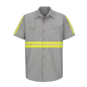 Proveedor de Ropa de Seguridad a Precio Económico, MOQ Bajo, Precio al por Mayor, Chaqueta y Pantalones de Trabajo Reflectantes de Clase 2, Camisa y Pantalones FR - Product Image 1