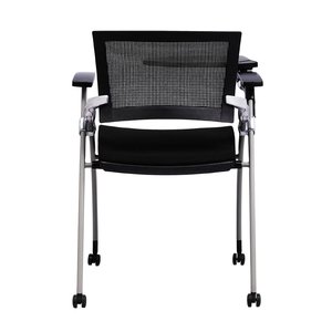 Bambi 02 GXVP68003 Mesh Back Folding Office <b>Chair</b> Lift Staff <b>Chair</b> with <b>Table</b> Wheels Foam Fabric PU Material for Workshop - Product Image 3