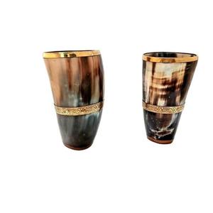 ¡Vaso de vidrio de cuerno hecho a mano estilo religioso respetuoso con el medio ambiente para uso en restaurante de hotel en casa a la venta! - Product Image 1