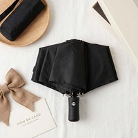Mini-parasol pliant 3 volets pour l'extérieur, protection solaire et pluie