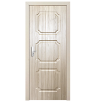 Porte extérieure en composite polymère MDF au design moderne, cadre en plastique massif, finition pour façades d'appartements – Vente en gros