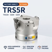 Fraise à face en carbure TRS5R à bout rond, personnalisée OEM & ODM, pour usinage CNC