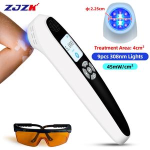 Dispositivo de Terapia de Luz Excimer de 308nm Avanzado y Dirigido ZJZK para el Tratamiento Profesional del Vitiligo, Máquina de Fototerapia UVB - Product Image 1
