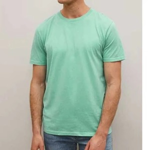 Increíble venta al por mayor personalizada 100% transpirable Camiseta de algodón estampado ajustado Jersey Casual diseño de cuello redondo - Product Image 2