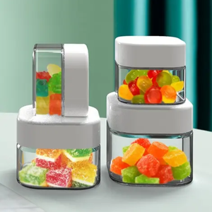 กระปุกพลาสติก PET ทรงสี่เหลี่ยมหรูหรากล่องพลาสติกสำหรับสัตว์เลี้ยงขวดเครื่องสำอางขวดพลาสติกสำหรับสัตว์เลี้ยงผลิตในเวียดนาม - Product Image 2