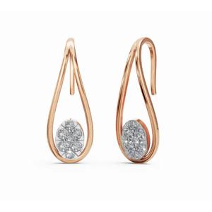 Pendientes de Diamantes de Oro de 9 Quilates de Primera Calidad, Modelo Therese Radiance, Corte Redondo, Joyería Cultivada en Laboratorio, Proveedor Mayorista B2B para Exportación - Product Image 5