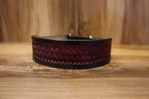 Recién llegado, herramientas occidentales pintadas a mano, collar de perro de cuero tallado, fabricante a granel personalizado, diseño indio superior - Product Image 4