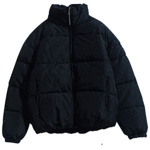 Chaqueta de Invierno Personalizada para Hombre, Color Sólido, Ecológica, de Secado Rápido, con Capucha y Cuello Alto, Estilo Urbano, Informal, Tipo Parka - Product Image 3