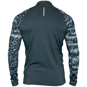 Vente en gros Rashguard à manches longues pour homme avec logo personnalisé imprimé par sublimation sur le devant Respirant Spandex/Polyester 180g WEAVEON - Product Image 3