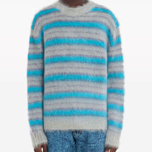 Personnalisable Super Qualité Mohair Jersey Full Sleeve avec Dernier Style Respirant et Anti-rétrécissement Private LabelJersey - Product Image 2