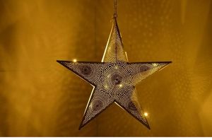 Azora Industries Lampe de Plafond Suspension Moderne Blanche Lustre Contemporain en Cristal en Fer avec Interrupteur de Commande pour Chambre d'Hôtel - Product Image 2