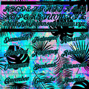 Camiseta de manga corta con estampado de árbol de playa Hawaiano Unisex personalizada de fábrica, camisa de verano de media manga con cuello redondo de algodón polivinílico de secado rápido - Product Image 3