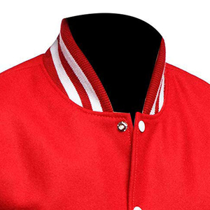 Impression personnalisée à manches longues pour hommes 100% Laine Baseball Letterman Vestes pour hommes Chenille Patchs Logo personnalisé Veste de conception - Product Image 4