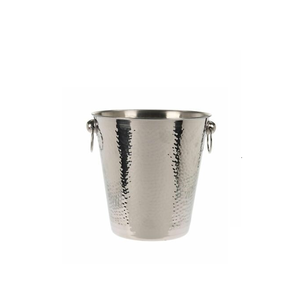 Enfriador de vino de aluminio para decoración de mesa de comedor Vino Champán Cubo de bebida de lujo pieza de diseño de mango - Product Image 2