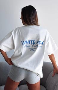 Loose Fit <b>White</b> Summer Eco-Friendly Printed Streetwear <b>T</b>-<b>Shirt</b> for <b>Women</b> - Product Image 6