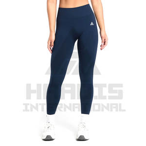 Mallas de Yoga de cintura alta para gimnasio para mujer, mallas elásticas personalizadas - Product Image 4