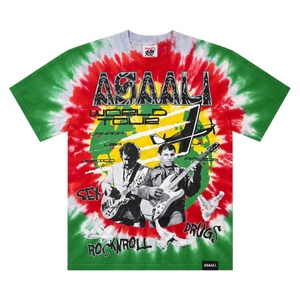 World Tour Vol.2 Camiseta de manga corta 100% algodón para hombre, estilo urbano, corte holgado, con estampado de letras, antiencogimiento - Product Image 2
