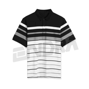 Polo de travail pour hommes coupe surdimensionnée demi-bouton revers col manches courtes patchwork design tissu doux décontracté élégant tenue de bureau - Product Image 6