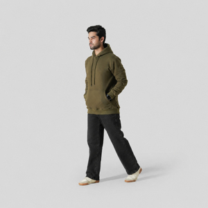 Sudadera con Capucha Extra Grande de Alta Calidad, Estilo Vintage, para Invierno, 360 GSM, 100% Algodón, Felpa Gruesa, con Bolsillos, para Hombre - Product Image 2