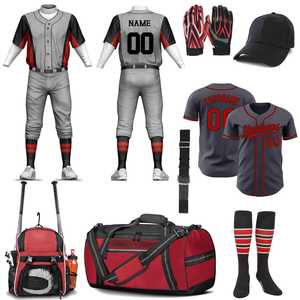 Kits d'uniformes de softball durables Maillot et pantalon de balle lente pour hommes Impression personnalisée Tissu à séchage rapide Tenue d'équipe athlétique - Product Image 3