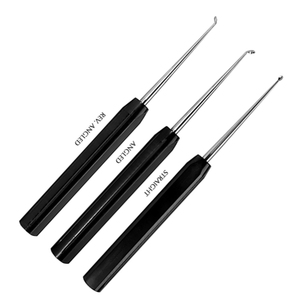 Surgical Curettes Set 9 Inch Stainless Steel Straight Angled Rev Angled Manual <b>Instrument</b> for Precision Use - Product Image 4