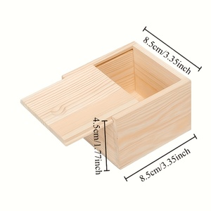 Boîte de rangement vintage <span class=keywords><strong>en</strong></span> <span class=keywords><strong>bois</strong></span>, boîte de rangement artisanale pour objets de collection par Crescent Crafts - Product Image 2